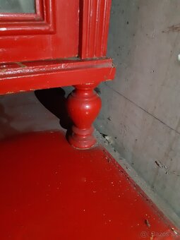 vintage kredenc, komoda, stolička - 7