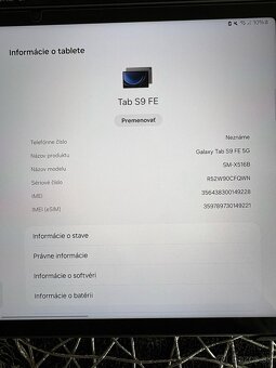 Samsung Tab S9 FE 256GB+pero - 7