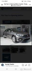 Fiat tipo 1,4 b sk auto len 77 000 km - 7