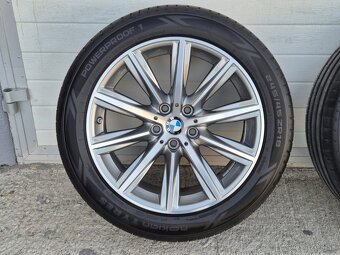 Letná sada 5x112 R18 , 245/45/18 BMW 5 - G30 G31 TOP stav - 7