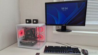 PC ZOSTAVA RYZEN + MONITOR 24“, KLÁVESNICA, MYŠ, REPRO - 7
