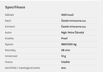 STŘÍBRNÝ GROŠ JAN SAUDEK 90 LET PROOF, 2025 - 7
