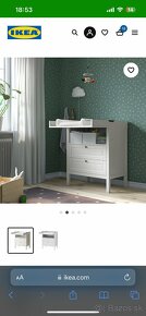 IKEA Sundvik - komoda a prebaľovací pult - 7