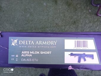 Predám DA AR15 Alfa ETU full ubgrade mlok - 7