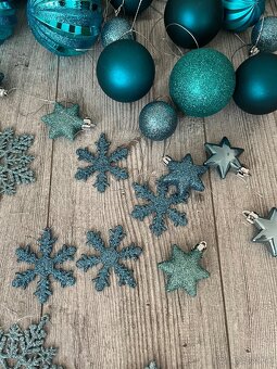 Vianočne ozdoby 82ks + 2 štóly - 7