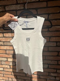 👚 LOEWE biele tielko – veľkosť S 👚 - 7