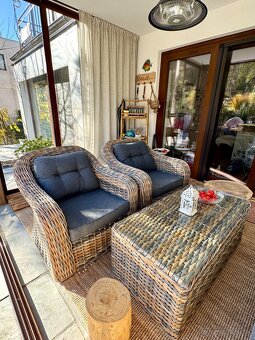 Predám krásnu ratanovú sedaciu súpravu - 7