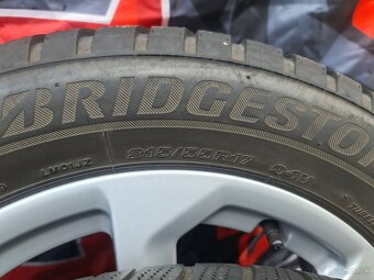 5X112 R17 + ZIMNE PNEU 215/55 R17 BRIDGESTONE - 7