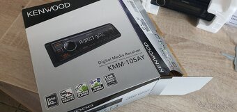 Autoradio Kenwood nepouzite model kmm-105 ay - 7