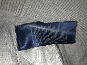 TOMMY HILFIGER originál sivý pánsky svetrik XL - 7