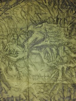 Stará mapa Humenné a okolie-1904. - 7