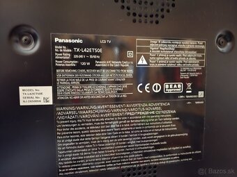 Predam kvalitny TV Panasonic TX-L42ET50 - 7