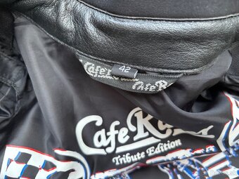Kožená moto bunda Cafe Racer - 7