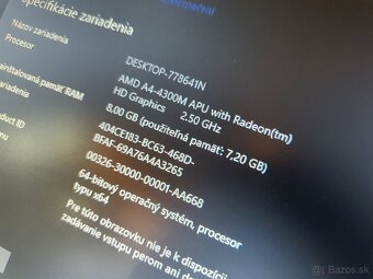 Konštrukčne odolný HP Probook,14.1LED,256gb SSD, 8gb ram - 7