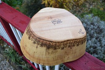 Drevená miska - nová 10, orech - 7