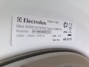 Rodinná parná práčka Electrolux na 8kg oradla - 7
