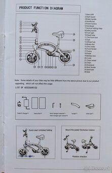 Predám skladací elektromoped Kugoo Kirin V1 - 7
