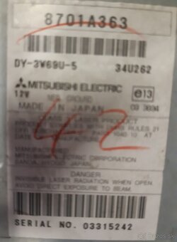 Mitsubishi rádio - 7