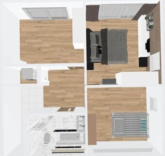 Bývanie v Malom Raji - 5-izbový poschodový byt v dvojdome - 7