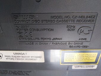 Aiwa NSX-BL24 CX-NBL24EZ - 7