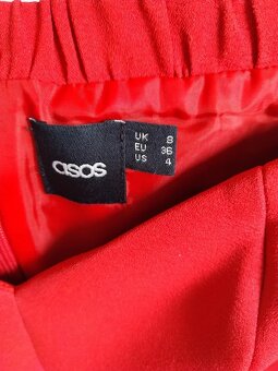 Elegantné červené šaty ASOS - 7
