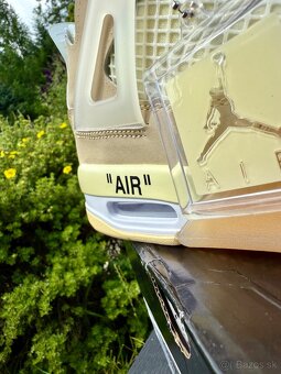 Jordan Retro 4 Off-White Sail | 1:1 | Veľkosť 43 EU - 7
