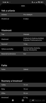 Detská cestovná postieľka - 7