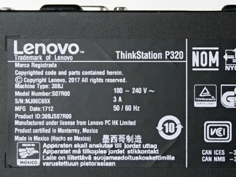 Lenovo P320 - i5 6500, 8GB RAM, 256GB SSD, ZÁRUKA, Win 11 - 7