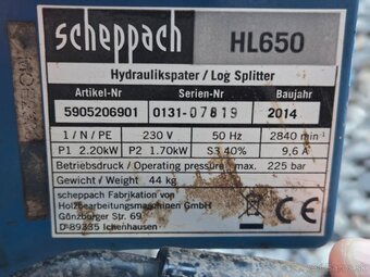 Stiepacka scheppach HL760LS zaruke 1/2027 - 7