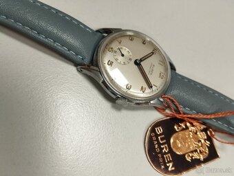 Staré hodinky mechanické Švajčiarske Buren - 7