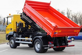 MAN TGA 18.280 4X4 TROJSTRANNÝ SKLÁPAČ + HYDRAULICKÁ RUKA - 7