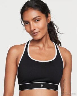Victoria’s Secret čierno biela športova podprsenka L - 7