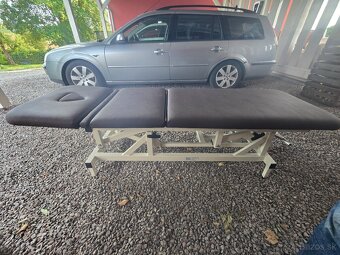 Hydraulické Masážní lehátko hnědé - 7