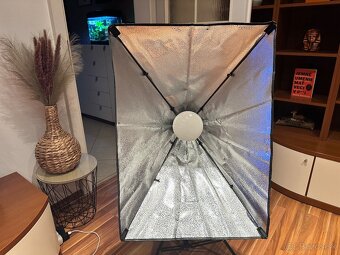 KOMPLET ŠTÚDIOVÉ OSVETLENIE: Svetlá + Softboxy + Stojany - 7