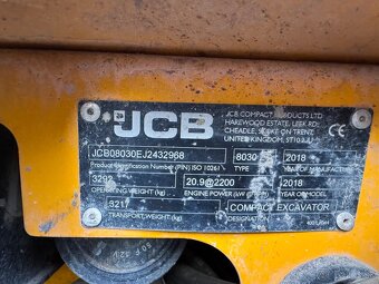 bager JCB 8030 - 7