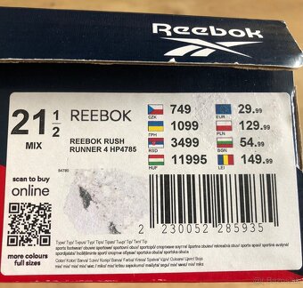 Tenisky Reebok 21,5 - 7