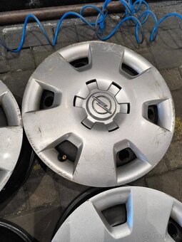 4X100 R15 Opel disky + puklice - 7