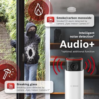 Bezpečnostná kamera Bosch EYES Smart Home II Indoor Camera - 7