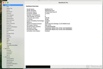 MacBook Pro 16” (2019), Intel i9, 16GB RAM, 1TB SSD - 7