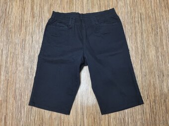 SET Čierne a modré strečové bermudy Bonprix - 7