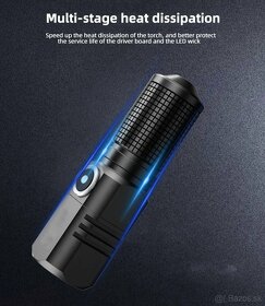 Kvalitná Výkonná Mini ZOOM LED Baterka XHP50 - 7