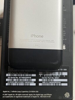 iPhone 2G 8GB Komplet set + iPhone bluetooth headset - 7