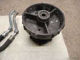 Zadny tlmic, koncovka vyfuku, olej. hadica, zadny naboj YAMA - 7