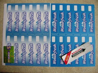 Predám, nálepky, žuvačky Wrigleys Winterfresh. - 7