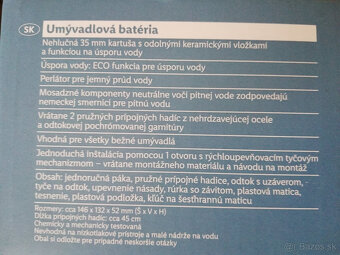 Vodovodná umyvadlová batéria - 7