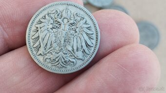 51 helleru 20 RU, rakousko uhersko mince + mince 20hal. - 7