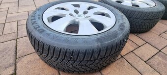 Predám elektróny so zimnými pneu. Obuté boli na VW Passat B6 - 7