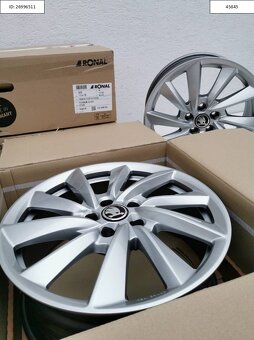 Nové Ronal 7,5X18 ET40 5X112 Škoda Alu disky R18 1211 - 7