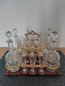 Likérová súprava, "Boulle" , Napoleon III. likérnik, tuja - 7