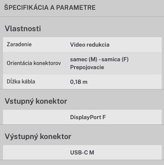 HP USB‑C → DisplayPort adaptér – funkčný, používaný - 7